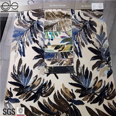 Sofa nhung Jacquard dệt vải gia đình